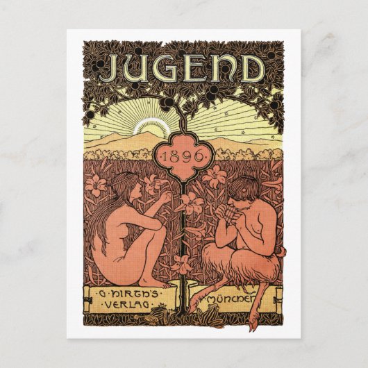 はがき:パンのパイプ – Jugended Magazine ポストカード (正面)