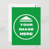 はがき – -パーソナライズされたイメージの追加/文字 (正面/裏面)