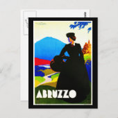 はがき – ビンテージ旅行 – アブルッツォ2 (正面/裏面)