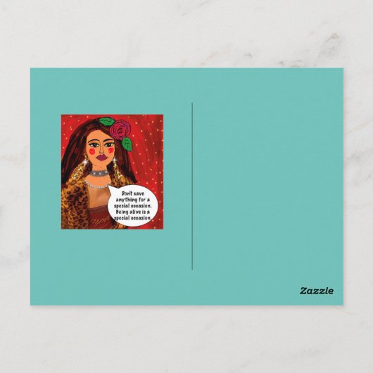 はがき – ビーチは全てを修正 (裏面)