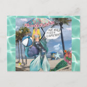 はがき – ビーチは全てを修正 (正面)