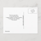 はがき – ファミリーツリーリスト 案内ポストカード (裏面)