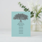 はがき – ファミリーツリーリスト 案内ポストカード (スタンド正面)