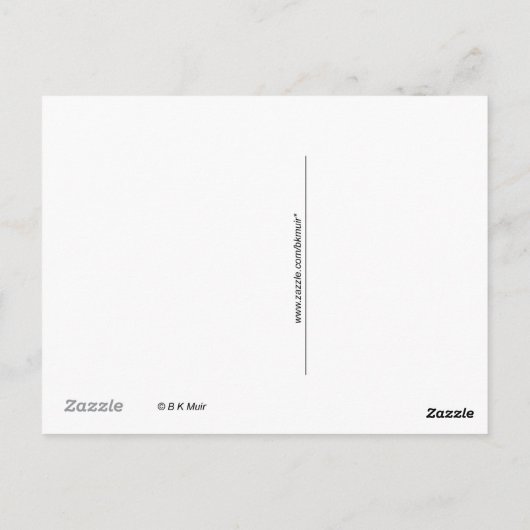 はがき – フェンス上の矢印 (裏面)