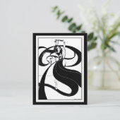 はがき:ベアズリーイラストレーション ポストカード (スタンド正面)