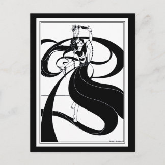 はがき:ベアズリーイラストレーション ポストカード
