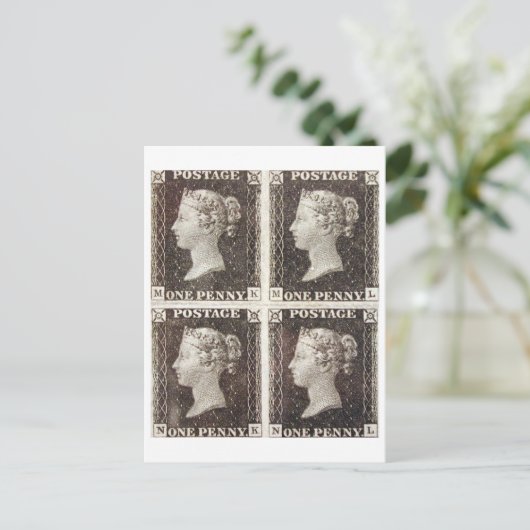 はがき – ペニー黒切手 (スタンド正面)