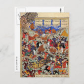 はがき – ペルシャのミニチュア (正面/裏面)