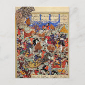 はがき – ペルシャのミニチュア (正面)