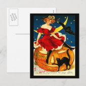 はがき – ホリデーアート – ヴィンテージハロウィーン1 シーズンポストカード (正面/裏面)