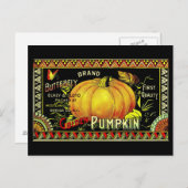 はがき – ホリデーアート – ヴィンテージハロウィーン4 シーズンポストカード (正面/裏面)