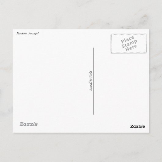 はがき – マデイラの扉 (裏面)