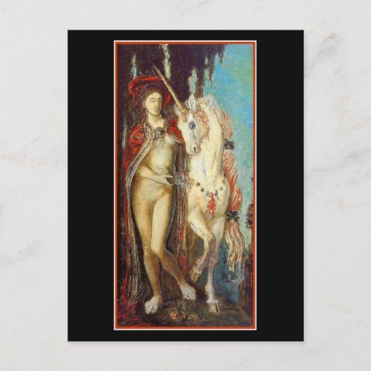 はがき:ユニコーン ポストカード (正面)