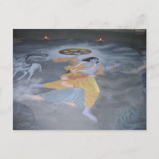 はがき、ランゴリ、IT KGP、ディワリ ポストカード (正面)