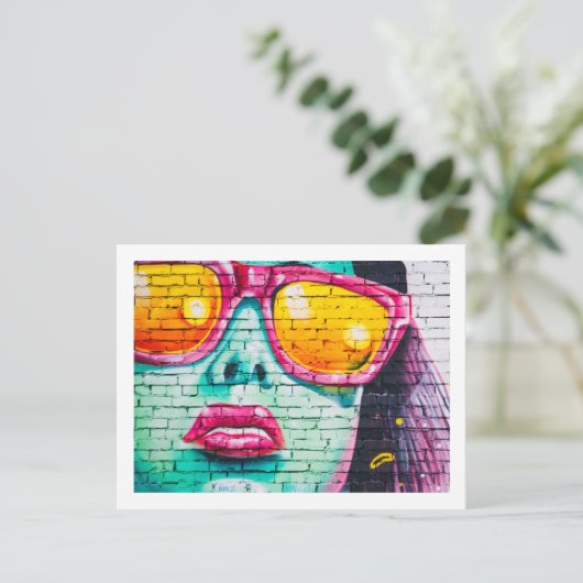 はがき – リップスティックアーバン通りアート (スタンド正面)