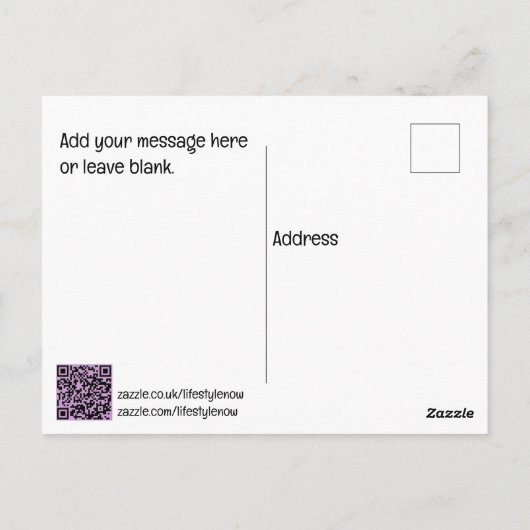 はがき – リップスティックアーバン通りアート (裏面)