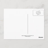 はがき – レトロポップ・アートのアート60年代の空 (裏面)