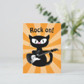 はがき - ロックオン！ギター・ロッカー黒猫 (スタンド正面)