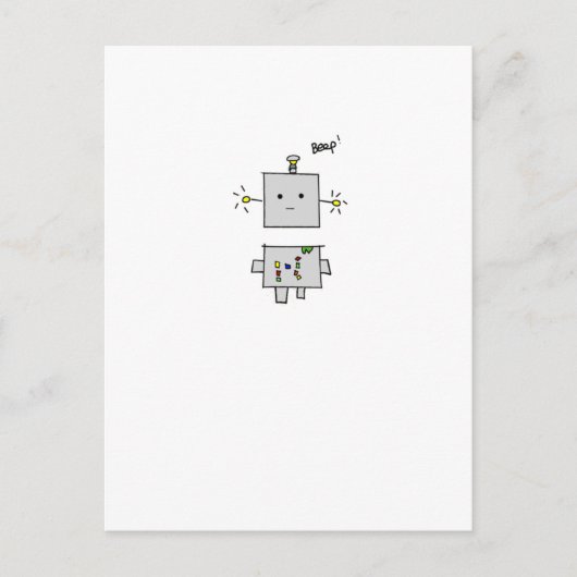 はがき – ロボット (正面)