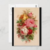 はがき – ローズブーケ (正面/裏面)