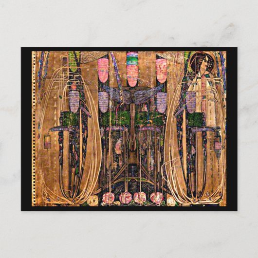 はがき – ヴィンテージアートチャールズレンニーマッキントッシュ25 (正面)