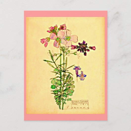 はがき – ヴィンテージアートチャールズレンニーマッキントッシュ28 (正面)