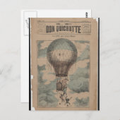 はがき – ヴィンテージアート – 熱気球23 (正面/裏面)