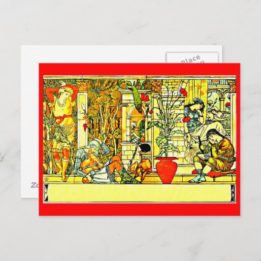 はがき – ヴィンテージイラストレーション – ウォルタークレーン44 (正面/裏面)