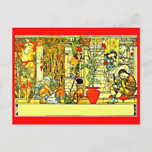 はがき – ヴィンテージイラストレーション – ウォルタークレーン44 (正面)