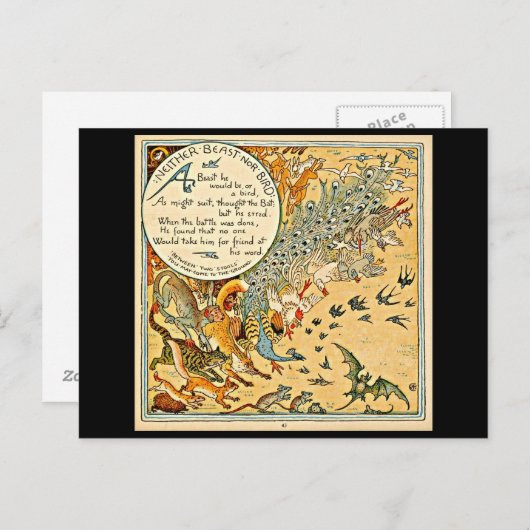 はがき – ヴィンテージイラストレーション – ウォルタークレーン54 (正面/裏面)