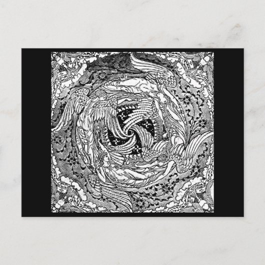 はがき – ヴィンテージイラストレーション – ウォルタークレーン62 (正面)