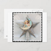 はがき：ヴィンテージエンジェルツリートッパー ポストカード (正面/裏面)