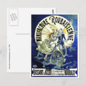 はがき:ヴィンテージサイクル:Roubaisien ポストカード (正面/裏面)