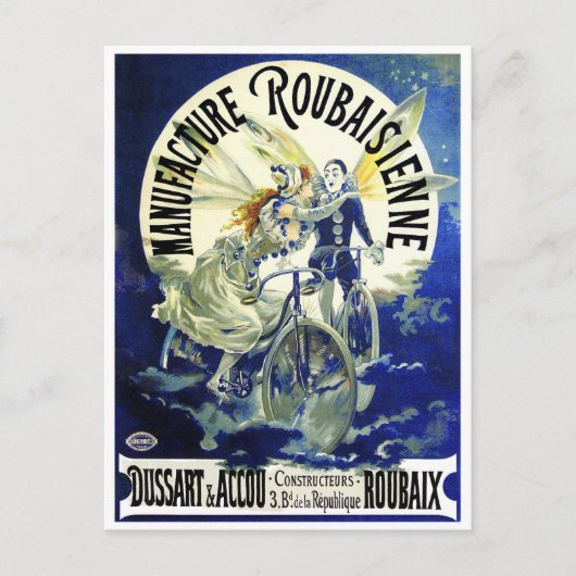 はがき:ヴィンテージサイクル:Roubaisien ポストカード (正面)