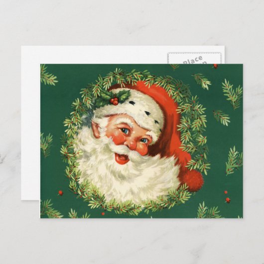 はがき:ヴィンテージサンタ シーズンポストカード (正面/裏面)