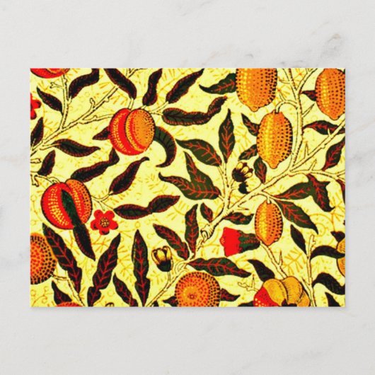 はがき – ヴィンテージファブリック/ファッション- William Morris 22 (正面)