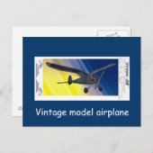 はがき – ヴィンテージモデル飛行機 – Spook (正面/裏面)