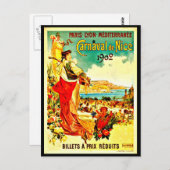 はがき – ヴィンテージ旅行 – ニース2 (正面/裏面)