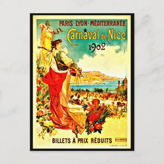 はがき – ヴィンテージ旅行 – ニース2 (正面)