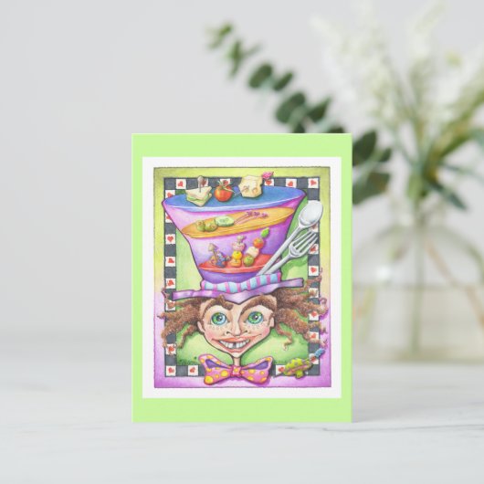 はがき – 不機嫌皿 (スタンド正面)