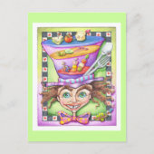 はがき – 不機嫌皿 (正面)