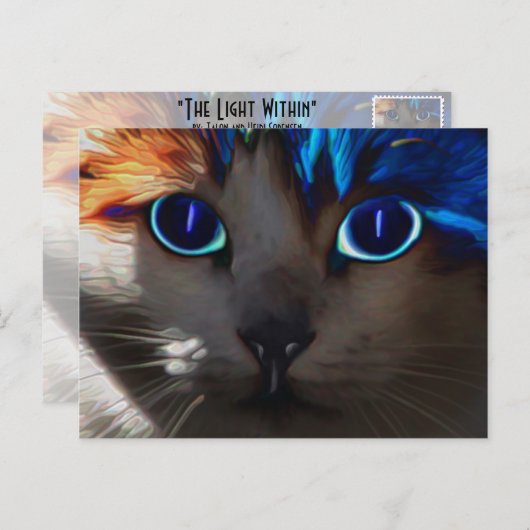 はがき – 中の明かり (正面/裏面)