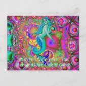 はがき – 人サイケデリック魚 (正面)