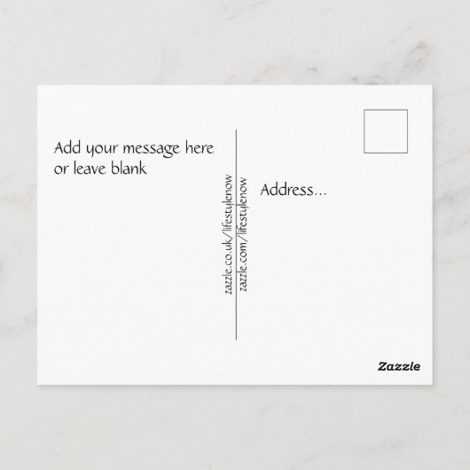 はがき – 今日のハレ明日! (裏面)