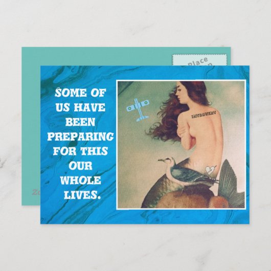 はがき – 内向 (正面/裏面)