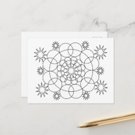 はがき – 円と星から色