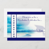 はがき~卒業::招待状 インビテーションポストカード (正面/裏面)