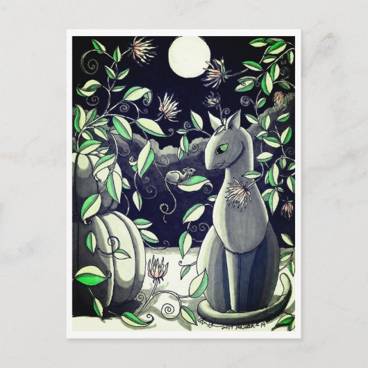 はがき:友だちの静かな会話 ポストカード (正面)