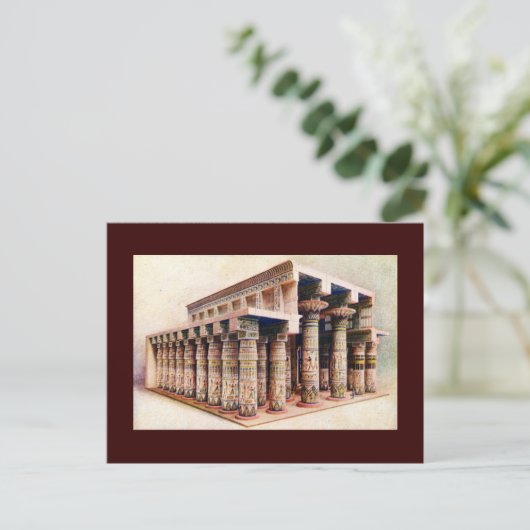 はがき – 古代エジプトの寺院 (スタンド正面)