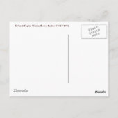 はがき：女の子と犬 ポストカード (裏面)